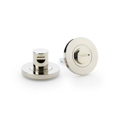 Alexander & Wilks Plain Thumbturn And ReleasePolished Nickel Pvd from B&Q