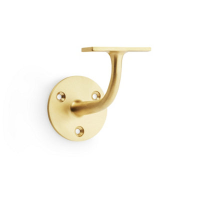 Alexander & Wilks Architectural Handrail BracketSatin Brass from B&Q