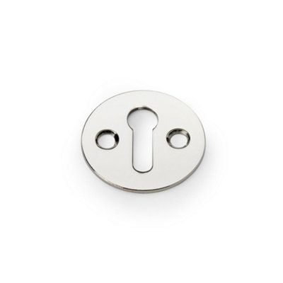 Alexander & Wilks Victorian Standard Profile EscutcheonPolished Nickel from B&Q