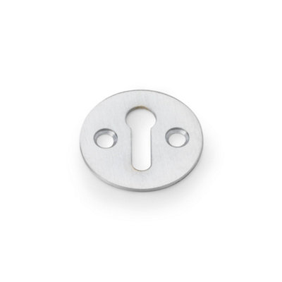 Alexander & Wilks Victorian Standard Profile EscutcheonSatin Chrome from B&Q