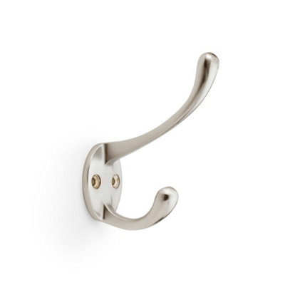 B&Q -  Victorian Hat And Coat HookSatin Nickel
