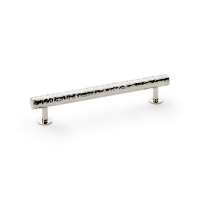 Alexander & Wilks Leila Hammered Cabinet PullPolished Nickel from B&Q