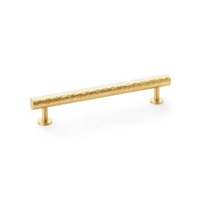 Alexander & Wilks Leila Hammered Cabinet PullSatin Brass from B&Q