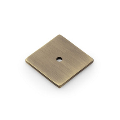 Alexander & Wilks Quantock Square BackplateAntique Brass from B&Q