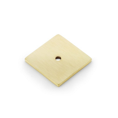 Alexander & Wilks Quantock Square BackplateSatin Brass Pvd from B&Q