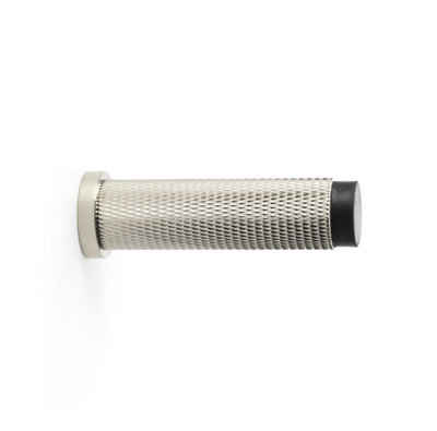 Alexander & Wilks Brunel Knurled Door StopPolished Nickel Pvd from B&Q