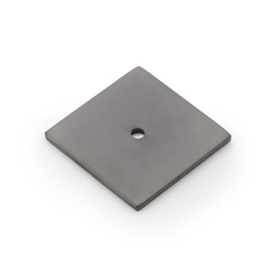 Alexander & Wilks Bullion Square BackplateDark Bronze Pvd from B&Q