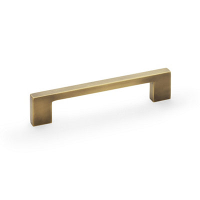 Alexander & Wilks Marco Cupboard Pull HandleAntique Brass128mm from B&Q
