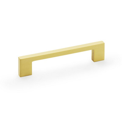 Alexander & Wilks Marco Cupboard Pull HandleSatin Brass128mm from B&Q