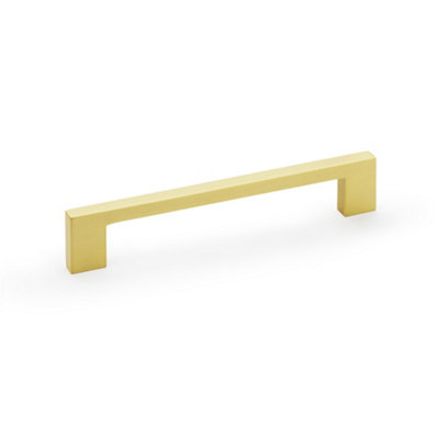 Alexander & Wilks Marco Cupboard Pull HandleSatin Brass160mm from B&Q