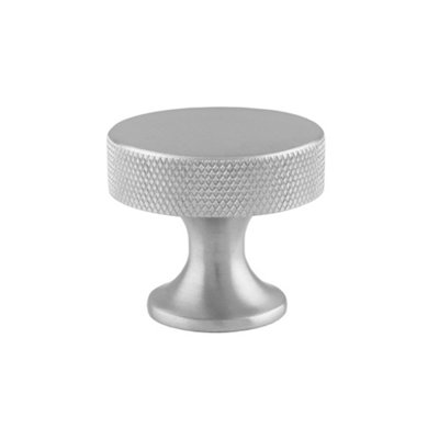 Alexander & Wilks Berlin Cupboard KnobSatin Chrome38mm from B&Q