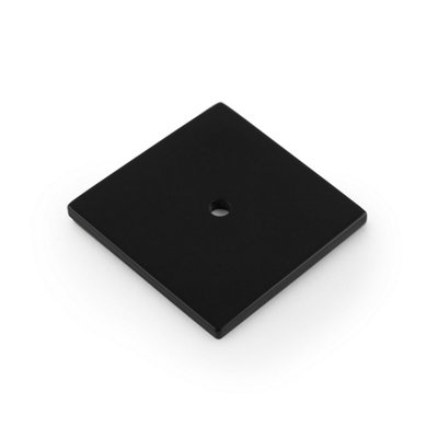 Alexander & Wilks Bullion Square BackplateBlack from B&Q