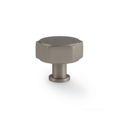 Alexander & Wilks Vesper Hex Cabinet KnobDark Bronze from B&Q