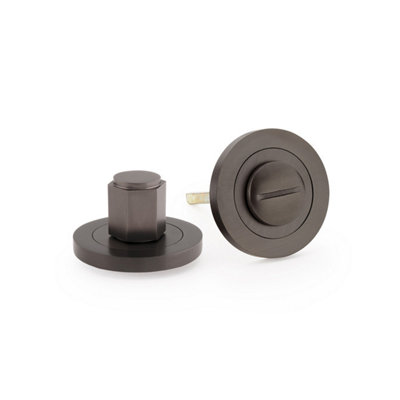Alexander & Wilks Hex Thumbturn And ReleaseDark Bronze from B&Q
