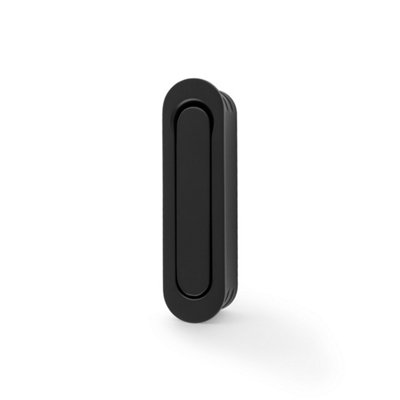 Alexander & Wilks Radius Sliding Door Edge PullBlack from B&Q