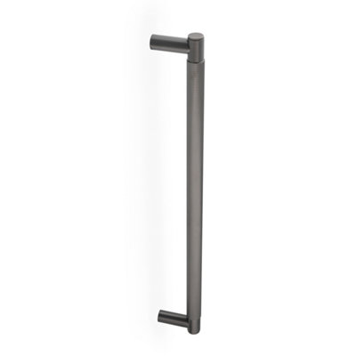 Alexander & Wilks Spitfire Diamond Knurled Pull HandleCentres 450mmDark Bronze Pvd from B&Q