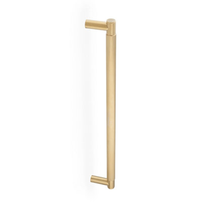 Alexander & Wilks Spitfire Reeded Pull HandleCentres 450mmSatin Brass Pvd from B&Q