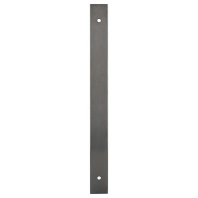 Alexander & Wilks Rectangular Cabinet Pull Backplate-Dark Bronze Pvd-232X22X3mm192mm C/c from B&Q