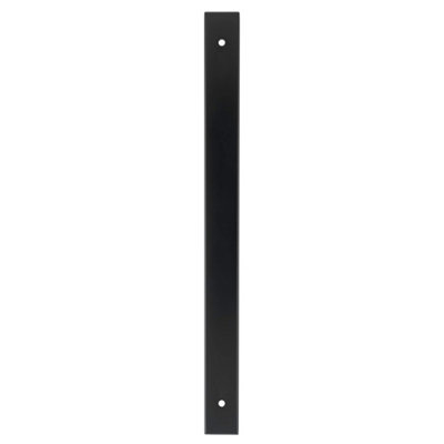Alexander & Wilks Rectangular Cabinet Pull Backplate-Black-264X22X3mm224mm C/c from B&Q
