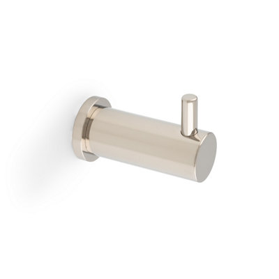 Alexander & Wilks Brunel Plain Coat Hook On 25mm RosePolished Nickel Pvd from B&Q
