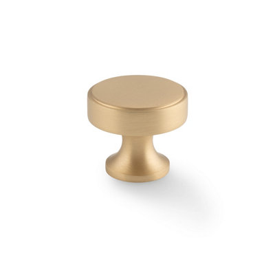 Alexander & Wilks Havana Cabinet KnobSatin Brass from B&Q