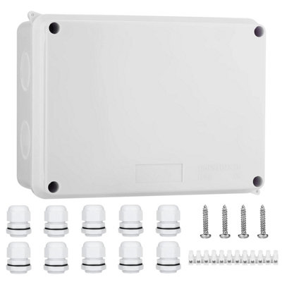  - Ip65 150X110X70mm White Waterproof Junction Box Abs Electrical BoxOutdoor Cable ConnectorWeatherproof Electric Cover Enclosure