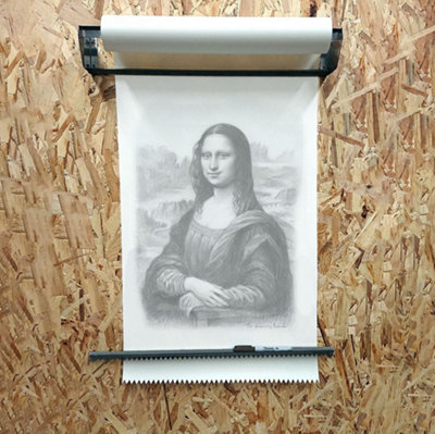 Craftsadora Wall Mount Drawing Paper Roll Dispenser from B&Q