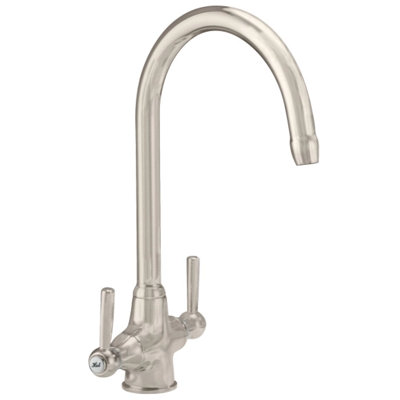 Francis Pegler 4P1070 Rune Mixer Tap Brushed Nickel from B&Q