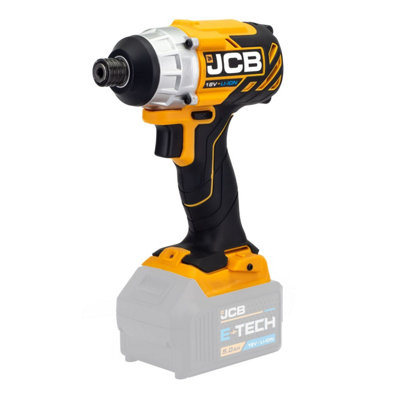 Jcb 18V Brushless Impact Driver,180Nm 1/4" Hex Quick Release Chuck  Bare Unit Only    21-18Blid-B from B&Q