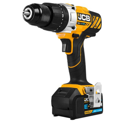 Jcb 18V 45Nm Combi Drill, Variable Speed With 3.0Ah Li-Ion Battery & 2.4A Fast Charger Jcb-18Cd-3Cxb