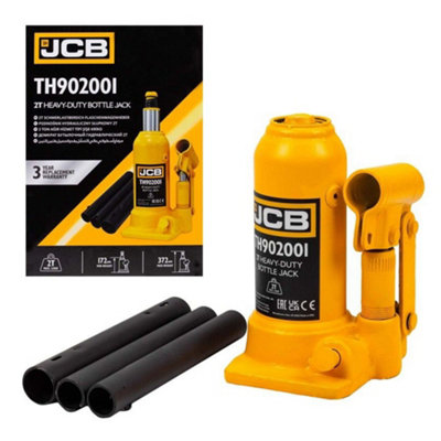 Jcb 2 Tonne Bottle Jack, Heavy-Duty Jack For Cars, Lift 172-372Mm | -Th902001 - Image 3