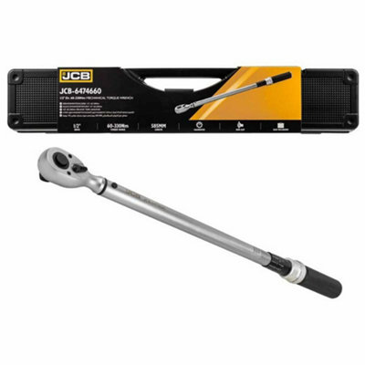 Jcb 1/2" Mechanical Torque Wrench60-330 Nm High Tooth Ratchet Jcb-6474660 from B&Q