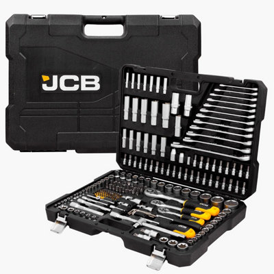 Jcb 216 Piece Socket And Bit SetChrome Vanadium Steel  Jcb-38841 from B&Q