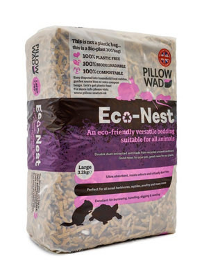 True Gifts Supergift.com Natural Pet Bedding MixWood ShavingsStraw And HayNest Material (Eco-Nest 3.2Kg) from B&Q