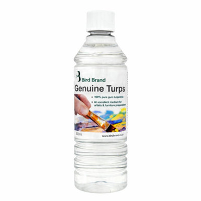 True Gifts 500MlGenuine Turpentine LiquidPure Natural Solvent And Paint ThinnerCleaning And Degreasing Agent For Oil PaintsBrushes, from B&Q