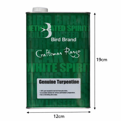 True Gifts 1LGenuine Turpentine LiquidNatural Solvent And Paint ThinnerCleaning And Degreasing Agent For Oil PaintsBrushesAnd Wood from B&Q