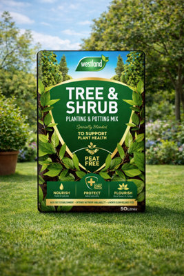 SuperGift.com Westland Peat Free Tree & Shrub Mix Compost 50L from B&Q