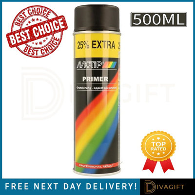 SuperGift.com Motip Primer Black Paint 500Ml- High-Quality from B&Q