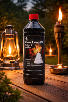 SuperGift.com Bird Brand Clear Lamp Oil Liquid 1Lt from B&Q