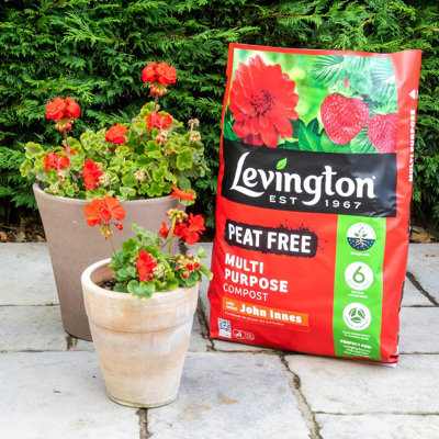 B&Q -  Levington Peat Free Multi Purpose With John Innes Compost 50L