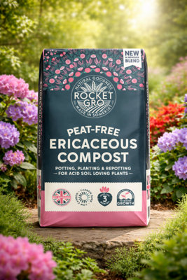 B&Q -  Rocket Gro Peat Free Ericaceous Compost 40L