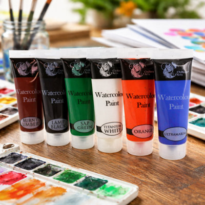 SuperGift.com Chiltern Arts6 Colours Watercolour Paint from B&Q