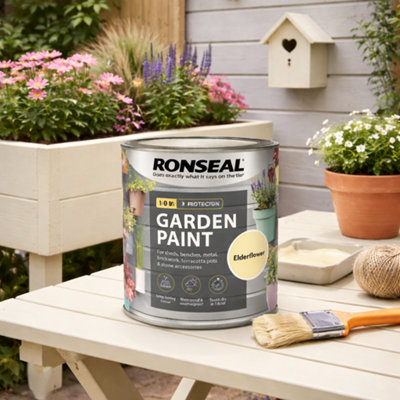 SuperGift.com Ronseal Garden Paint Elderflower 750Ml from B&Q