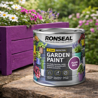 SuperGift.com Ronseal Garden Paint Purple Berry 250Ml from B&Q