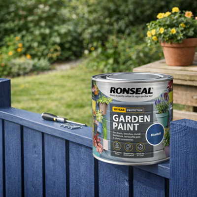 SuperGift.com Ronseal Garden Paint Bluebell 750Ml from B&Q