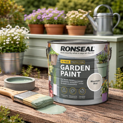 SuperGift.com Ronseal Garden Paint Mountain Mist 250Ml from B&Q