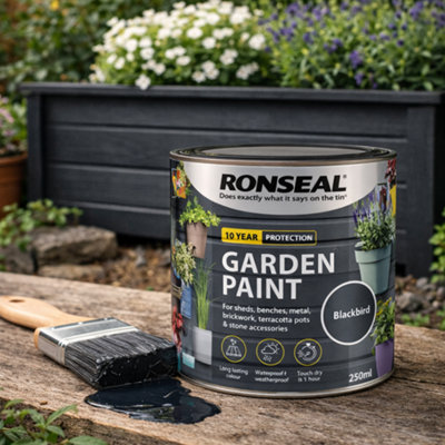SuperGift.com Ronseal Garden Paint Blackbird 750Ml from B&Q