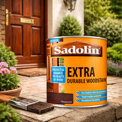 SuperGift.com Sadolin Extra Durable Woodstain Rosewood 1L from B&Q