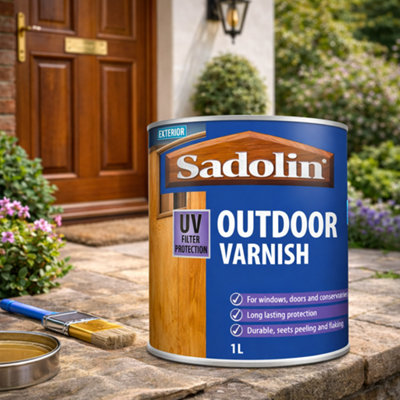 SuperGift.com Sadolin Uv Outdoor Varnish Matt Finish Tin 750Ml from B&Q