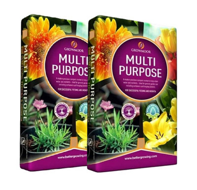 SuperGift.com 2X Growmoor Multi Purpose Compost 20L from B&Q
